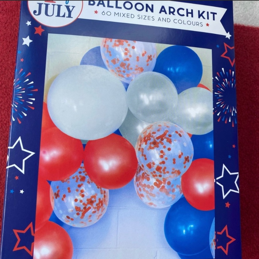 Fourth of July Balloon Arch Kit